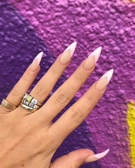 pointy almond nail designs|extra long almond nails.